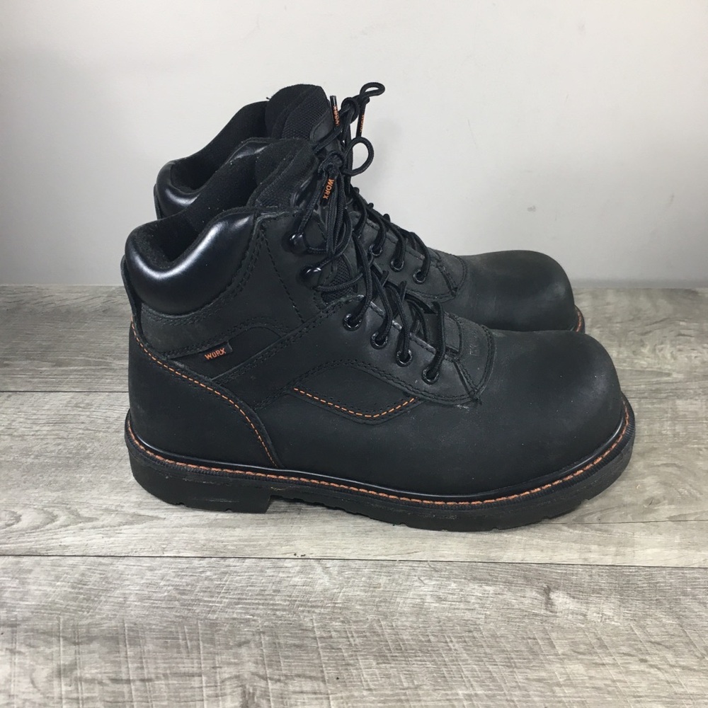 Red Wing Worx 5607 Truss 6" Utility Hiking Steel Toe Leather Work Mens Boots 10